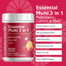 Essential Multi 3 in 1 Multivitamin Drink Powder With Calcium - Celebrate Vitamins