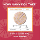 Multi-ADEK Chewable Multivitamin With Iron, Grape - Celebrate Vitamins