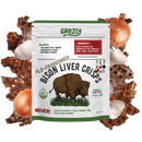 Bison Liver Crisps - 100% Grass-Fed/Finished Grazly