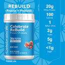 Celebrate ReBuild Probiotic Protein Powder - Celebrete Vitamins