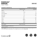 Celebrate ReBuild Probiotic Protein Powder - Celebrete Vitamins