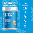 Celebrate ReBuild Probiotic Protein Powder - Celebrete Vitamins