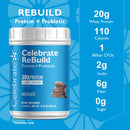 Celebrate ReBuild Probiotic Protein Powder - Celebrete Vitamins