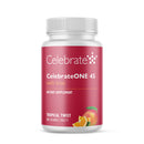 Supplement bottle labeled 'CelebrateONE 45' on a white background