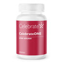 Supplement bottle labeled 'CelebrateONE' on a white background