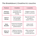 Creatine + Leucine Advanced Muscle Support Formula 