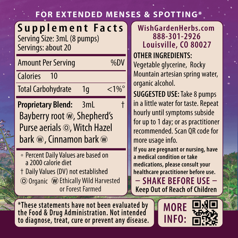 Flow Stopper Lingering Cycle WishGarden Herbs