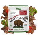 Bison Liver Crisps - 100% Grass-Fed/Finished Grazly