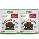 Bison Liver Crisps - 100% Grass-Fed/Finished Grazly