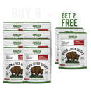Bison Liver Crisps - 100% Grass-Fed/Finished Grazly