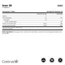 Iron 18 mg + Vitamin C Chewable Tablets Orange - Celebrate Vitamins