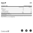 Iron 30 mg + Vitamin C Chewable Tablets Grape - Celebrate Vitamins