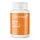 Iron 45 mg + Vitamin C 60 mg Capsules - Celebrate Vitamins