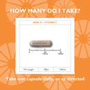 Iron 45 mg + Vitamin C 60 mg Capsules - Celebrate Vitamins