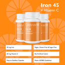 Iron 45 mg + Vitamin C 60 mg Capsules - Celebrate Vitamins