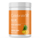 Iron 60 mg + Vitamin C Soft Chews Citrus - Celebrete Vitamins
