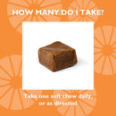 Iron 60 mg + Vitamin C Soft Chews Citrus - Celebrete Vitamins