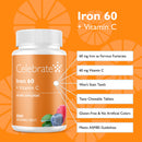 Iron 60mg with Vitamin C Chewable