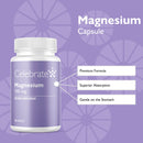 Magnesium Bisglycinate Chelate, 100 mg Capsule - Celebrate Vitamins