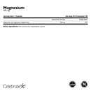 Magnesium Bisglycinate Chelate, 100 mg Capsule - Celebrate Vitamins