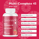 Multi-Complete 45 Chewable Multivitamin Iron - Celebrate Vitamins