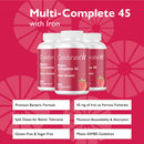 Multi-Complete 45 Chewable Multivitamin Iron - Celebrate Vitamins
