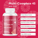 Multi-Complete 45 Chewable Multivitamin Iron - Celebrate Vitamins