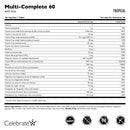 Multi-Complete 60 Chewable Multivitamin with Iron - Celebrate Vitamins