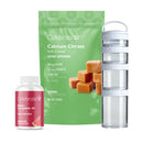 Supplement products including Calcium Citrate soft chews, Multi-Complete 45, and a water bottle on a white background.