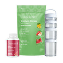 Celebrate Calcium Citrate soft chews, Multi-Complete 45 supplement bottle, and a clear container on a white background.