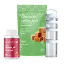 Celebrate Calcium Citrate soft chews, Multi-Complete 45 supplement bottle, and a clear container on a white background.