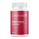 Multivitamin supplement bottle with 'Celebrate' branding on a white background