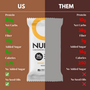 Nulla Protein Bar - 2 Flavors - Box of 12 - CleanForm Nutrition