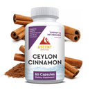 Organic Cinnamon 60 Capsules 1200 mg