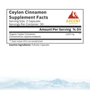 Organic Cinnamon 60 Capsules 1200 mg