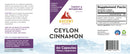 Organic Cinnamon 60 Capsules 1200 mg