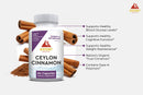 Organic Cinnamon 60 Capsules 1200 mg