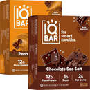 Chocolate Sea Salt & Peanut Butter Chip (24 Bars) IQBAR