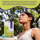 Relief Day Patch - Arnica, White Willow Bark, Menthol for soreness and discomfort Friendly Patch Co