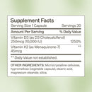 Vitamin D3/K2 10,000 IU Capsules AMMD