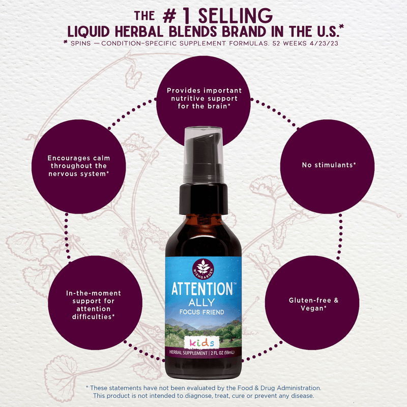 Attention Ally Focus Friend for Kids - VitaEver Nutrition