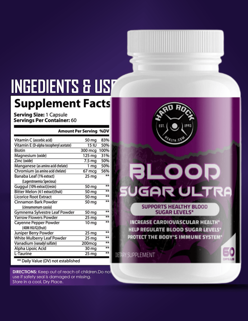 Blood Sugar Ultra - Maintain Blood Sugar Levels - VitaEver Nutrition