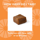 Iron 60 mg  + Vitamin C Soft Chews, Twisted Citrus - Celebrete Vitamins