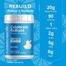 Celebrate® ReBuild Probiotic Protein Powder - Celebrete Vitamins