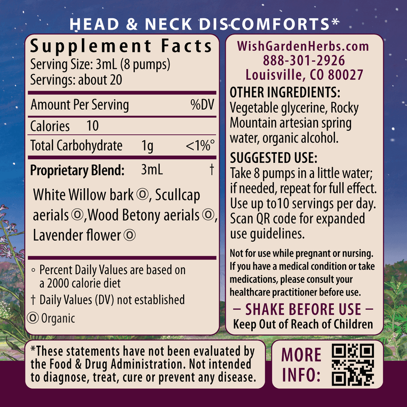 Cranial Comfort Tension Release - VitaEver Nutrition