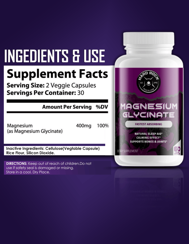 Magnesium Glycinate - Fast Absorption - VitaEver Nutrition