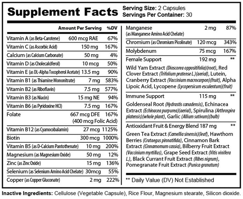Pure Multivitamins - Womens - VitaEver