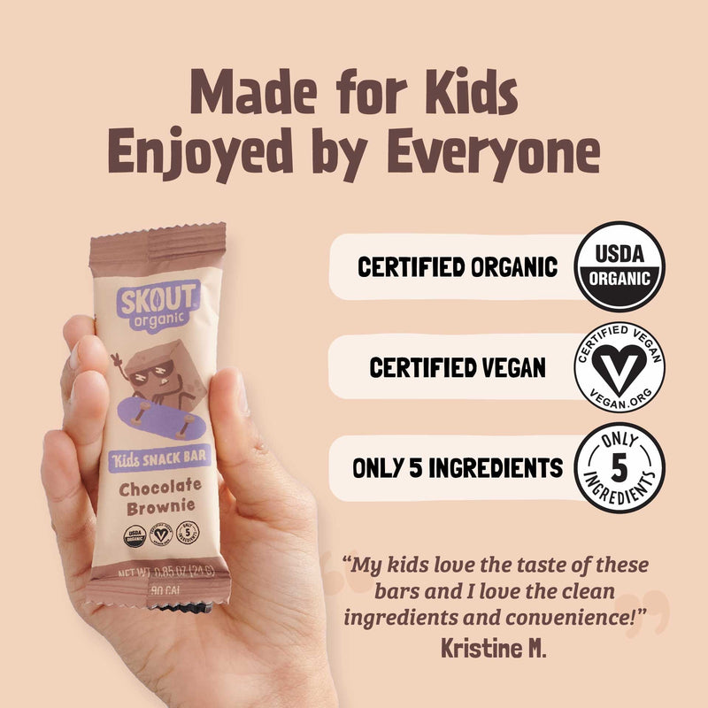 Skout Organic Chocolate Brownie Kids Bar Skout Organic