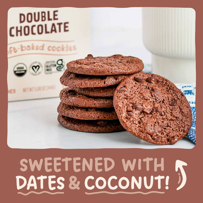 Skout Organic Double Chocolate Soft Baked Cookies Skout Organic