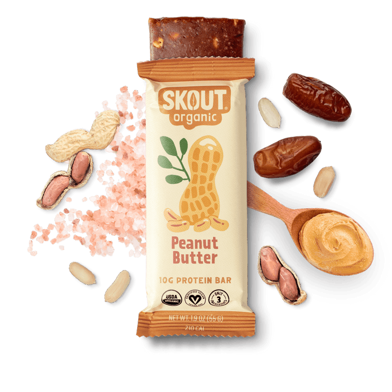 Skout Organic Peanut Butter Protein Bar Skout Organic